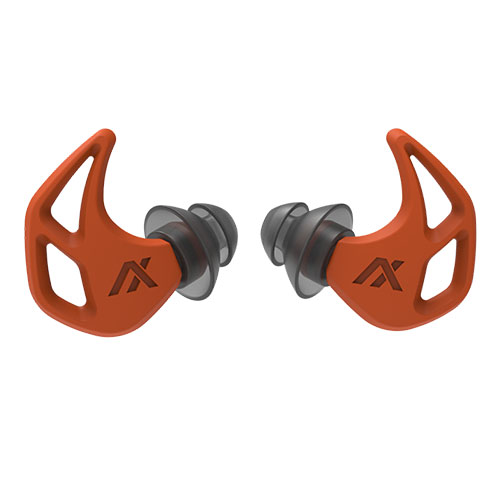 Les écouteurs X20 PASSIVE d'AXIL offrent un confort optimal, une excellente isolation phonique et un design Blaze Orange pour une visibilité accrue lors de tes activités en extérieur.